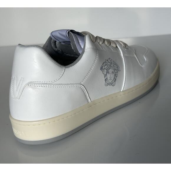 Versace Medusa Men’s White Leather Sneakers 13 US (46 Euro) 1013377 IT NIB $700 main image 8